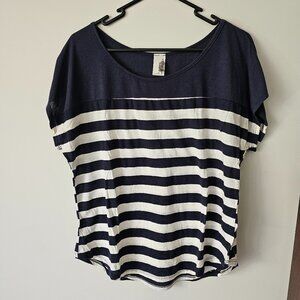 Blue & White Stripped Shirt